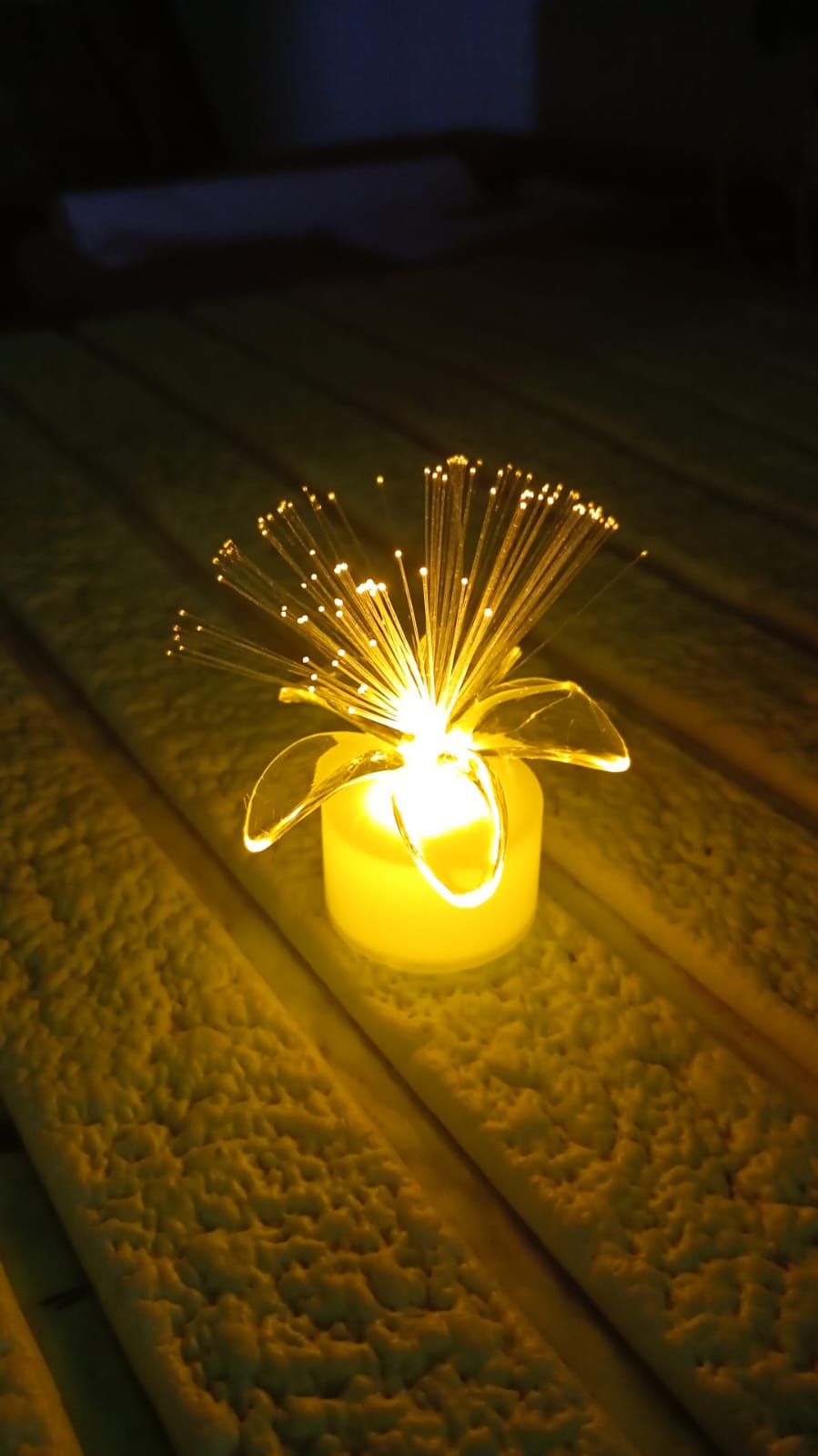 Fiber Optic Light, Mini Color Change LED Table Centerpieces, Light Up Candle, Diwali - Pack of 12 Fiber Optic Light, Mini Color Change LED Table Centerpieces, Light Up Candle, Diwali - Pack of 12